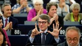 Nghị viện Châu Âu bầu ông David-Maria Sassoli làm chủ tịch mới. Ảnh: REUTERS