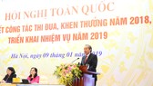 Ủy viên Bộ Chính trị, Phó Thủ tướng Thường trực Chính phủ Trương Hoà Bình phát biểu tại hội nghị. Ảnh: VGP