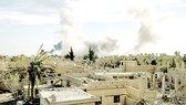 Liên quân không kích thị trấn Susa, một trong những hang ổ cuối cùng của IS ở Syria. Ảnh: CNN