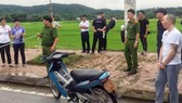 Hiện trường thực nghiệm vụ sát hại nữ sinh giao gà. Ảnh: Công an Điện Biên