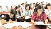 Giám sát chặt công tác chấm thi