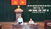 Phó Bí thư Thường trực Thành ủy TPHCM Trần Lưu Quang phát biểu tại hội nghị. Ảnh: Thanhuytphcm.vn