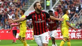Gonzalo Higuain chơi tốt ở Serie A.