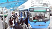 Giảm nguồn khí gas, hoạt động xe buýt đảo lộn Giảm nguồn khí gas, hoạt động xe buýt đảo lộn