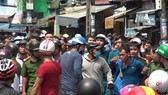Đối tượng nghi cướp giật, cố thủ trong tiệm game bắn cá thời điểm bị bắt giữ