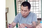 Đối tượng Châu tại cơ quan công an
