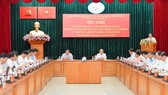Các đại biểu tham dự buổi làm việc. Ảnh: VIỆT DŨNG