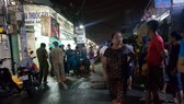 Công an phong tỏa hiện trường vụ án. Ảnh: C.T