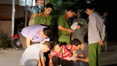 Công an khám nghiệm 1 vụ án trước đó. Ảnh: Đ.N
