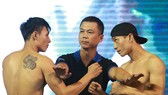 Cặp đấu Nguyễn Trọng Tưởng (Boxing Fighter's Club) vs Trịnh Văn Sỹ (Khang Anh) trong buổi tập tai CLB Lan Anh. Ảnh: Nhật Anh