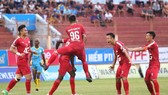 Viettel giành trọn 3 điểm trên sân Nha Trang ở vòng 13. Ảnh: Bá Duy