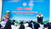 Thứ trưởng Bộ TT-TT Nguyễn Thành Hưng phát biểu tại hội nghị.