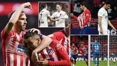 Atletico Madrid - Valencia 3-2: Morata, Griezmann, Correa giúp Simeone ngăn Barca sớm đăng quang