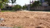 Một số lô đất đã san lấp mặt bằng xong khi chưa mở thầu nhưng ông Thiếu báo cáo láo là gửi một số khối lượng đất.