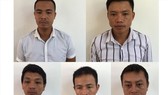 Các đối tượng bị khởi tố đợt 2 vụ phá rừng di sản PNKB. Ảnh công an huyện Bố Trạch cung cấp.