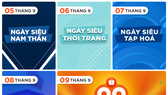 Shopee đã liên tục có chương trình để kích thích người tiêu dùng online