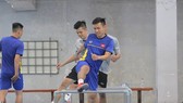 Đội tuyển futsal Việt Nam hội quân vào sáng 11-2. Ảnh: Anh Trần