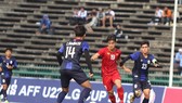 U22 Việt Nam đã có chiến thắng trước khi chia tay với giải. Ảnh: Đoàn Nhật
