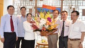 Phó Bí thư Thành ủy Võ Thị Dung thăm và chúc mừng các cơ quan báo chí