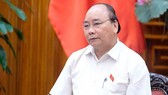 Prime Minister Nguyen Xuan Phuc has a working session with leaders of the south central coastal province of Binh Thuan. (Photo: CHINHPHU. VN)