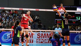 Chủ công Trần Thị Thanh Thúy (3) từng giúp U23 Việt Nam vượt qua Đài Bắc - Trung Hoa để giành hạng 3 giải năm 2017.