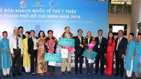 TPHCM đón vị khách quốc tế thứ 7 triệu trong năm 2018