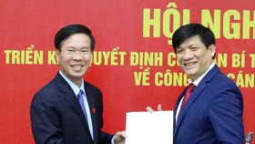 Thứ trưởng Bộ Y tế Nguyễn Thanh Long giữ chức Phó Trưởng Ban Tuyên giáo Trung ương