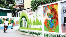 A part of the Village of Art in Tam Thanh Ward of Tam Ky District, Quang Nam Province (Photo: SGGP)