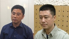 Phan Sao Nam (R) and Nguyen Van Duong are accused of being the masterminds behind the online gambling ring (Photo: Ministry of Public Security)