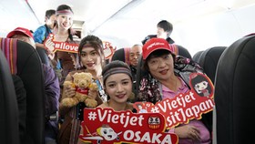 Japan's Kansai Airport welcomes first direct flight from Vietnam