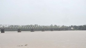 River water in Quang Ngai rises (Photo: SGGP)