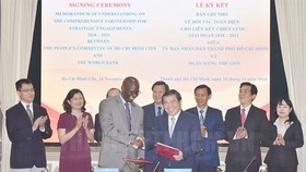 MoU on comprehensive partnership between Ho Chi Minh City and World Bank