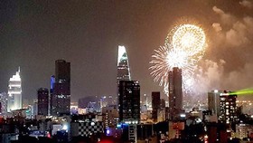 Fireworks will light up the sky of Ho Chi Minh City (photo:Khac Van)