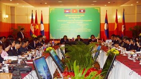 At the fifth conference of border provinces’ courts of Vietnam, Laos and Cambodia (Photo: VNA)