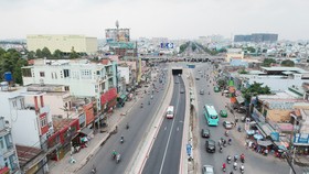 Hầm chui nút giao thông trên quốc lộ 22. Ảnh: THÀNH TRÍ