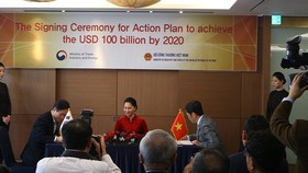 Việt Nam và Hàn Quốc đặt mục tiêu kim ngạch 2 chiều 100 tỷ USD