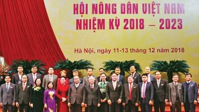 Lãnh đạo Đảng, Nhà nước với các đại biểu dự Đại hội Hội nông dân Việt Nam nhiệm kỳ 2018-2023