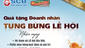 Quà tặng doanh nhân - Tưng bừng lễ hội 2018 cùng SCB