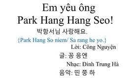 Thú vị bé gái 6 tuổi hát ca khúc “Em yêu ông Park Hang Seo” do cha phổ nhạc