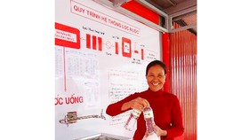 Mỗi EKOCENTER có thể cung cấp 1,5 triệu lít nước sạch/năm cho người dân địa phương