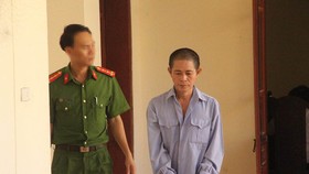 Bị cáo Trần Đức Lân tại tòa