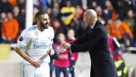 Zidane đi rồi, tương lai Benzema không được đảm bảo. Ảnh: Getty Images