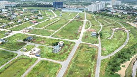 Đất nền phân lô tại quận 9 Ảnh: CAO THĂNG