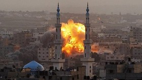 Israel không kích lực lượng Hamas ở Dải Gaza