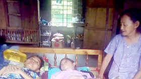 Mẹ già 80 tuổi nuôi con cháu bệnh liệt giường