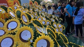 Lan tỏa yêu thương trong ngày hội Hoa hướng dương. Nguồn VOH