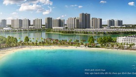 Hình ảnh phối cảnh một dự án VinCity của Vingroup.