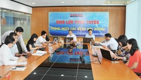 Quang cảnh buổi giao lưu. Ảnh: ĐỨC CƯỜNG
