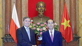 Chủ tịch nước Trần Đại Quang tiếp các đại sứ trình quốc thư