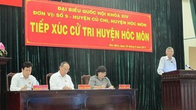 Thay đổi lịch tiếp xúc cử tri